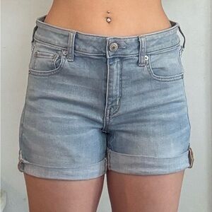 Silver Jeans Blue Cuffed Denim Shorts